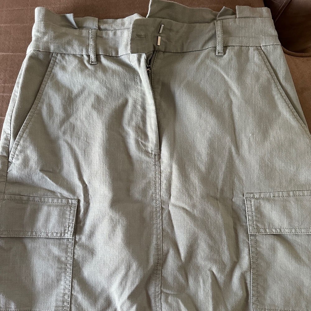 LOFT Olive Green Skirt